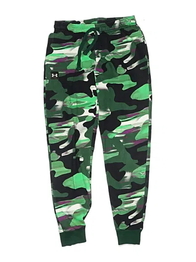 Pre-owned Under Armour Kids' Sweatpants In Green