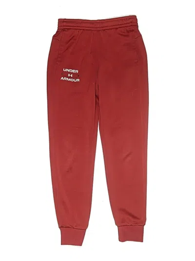 Pre-owned Under Armour Kids' Sweatpants In Red