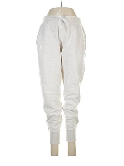 Pre-owned Under Armour Sweatpants In Silver
