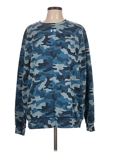 Pre-owned Under Armour Sweatshirt In Blue