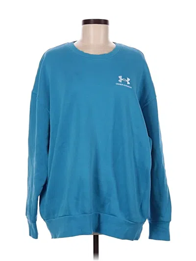 Pre-owned Under Armour Sweatshirt In Blue