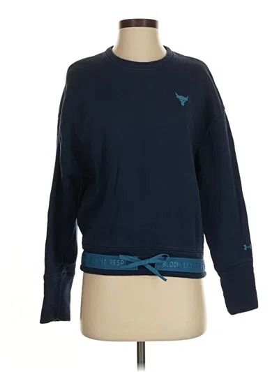 Pre-owned Under Armour Sweatshirt In Blue