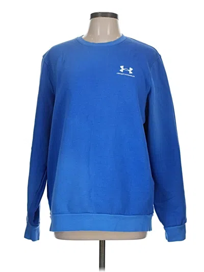 Pre-owned Under Armour Sweatshirt In Blue