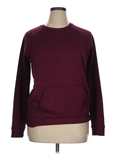 Pre-owned Under Armour Sweatshirt In Burgundy
