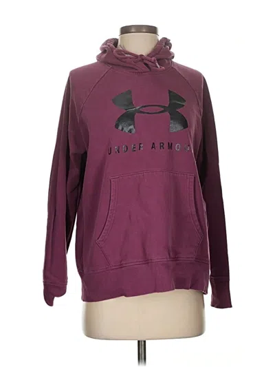 Pre-owned Under Armour Sweatshirt In Burgundy