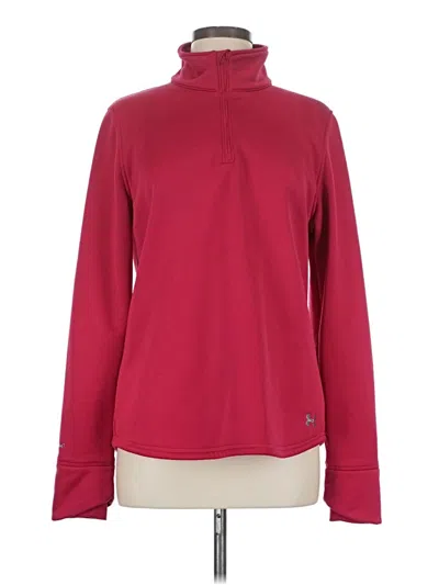 Pre-owned Under Armour Sweatshirt In Burgundy