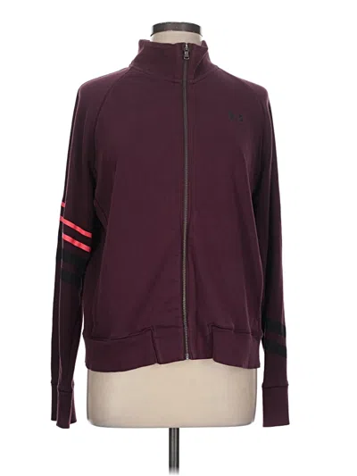 Pre-owned Under Armour Sweatshirt In Burgundy