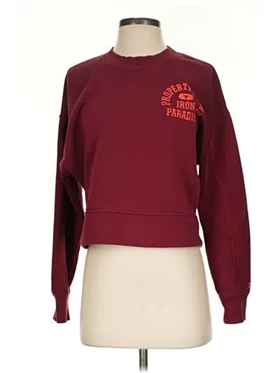 Pre-owned Under Armour Sweatshirt In Burgundy