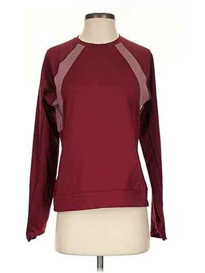 Pre-owned Under Armour Sweatshirt In Burgundy