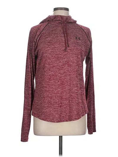 Pre-owned Under Armour Sweatshirt In Burgundy