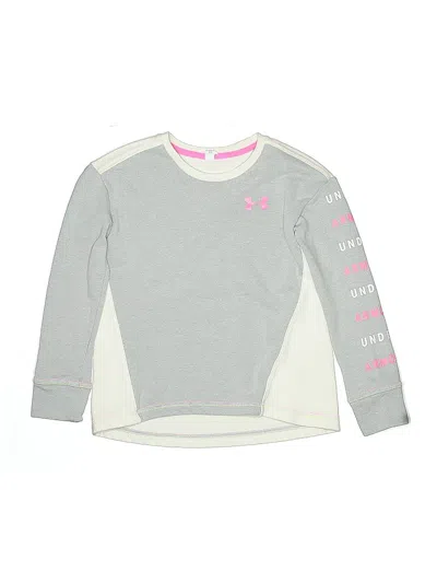 Pre-owned Under Armour Kids' Sweatshirt In Gray