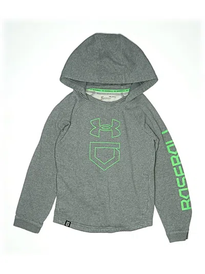 Pre-owned Under Armour Kids' Sweatshirt In Green