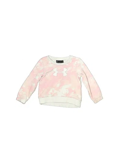 Pre-owned Under Armour Kids' Sweatshirt In Pink