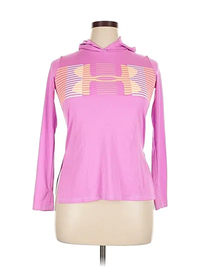Pre-owned Under Armour Sweatshirt In Pink
