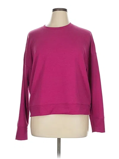 Pre-owned Under Armour Sweatshirt In Pink