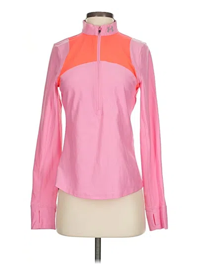Pre-owned Under Armour Sweatshirt In Pink