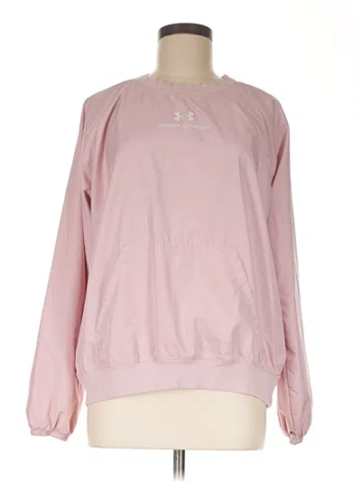 Pre-owned Under Armour Sweatshirt In Pink