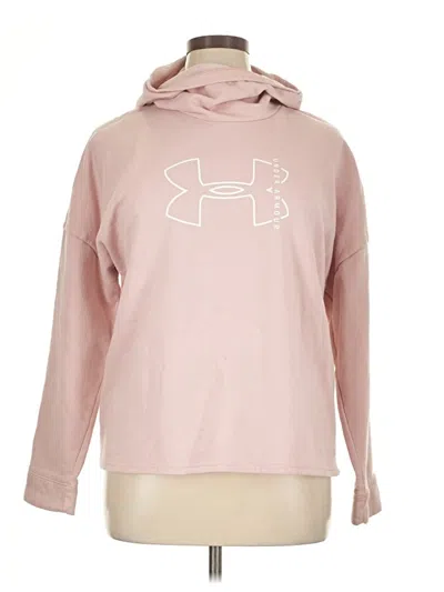 Pre-owned Under Armour Sweatshirt In Pink