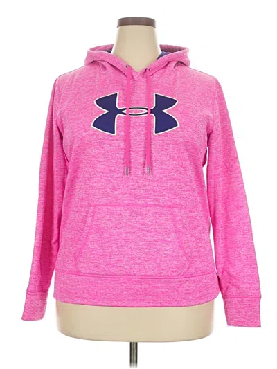 Pre-owned Under Armour Sweatshirt In Pink