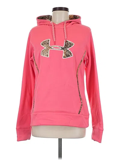 Pre-owned Under Armour Sweatshirt In Pink