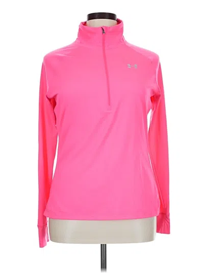 Pre-owned Under Armour Sweatshirt In Pink