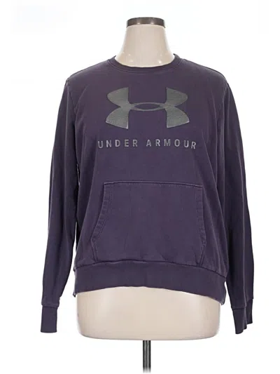 Pre-owned Under Armour Sweatshirt In Purple