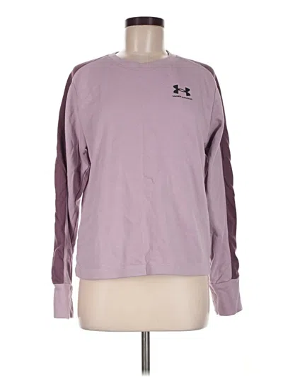 Pre-owned Under Armour Sweatshirt In Purple