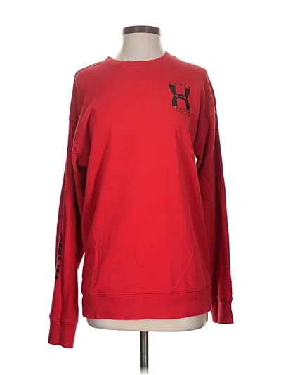 Pre-owned Under Armour Sweatshirt In Red