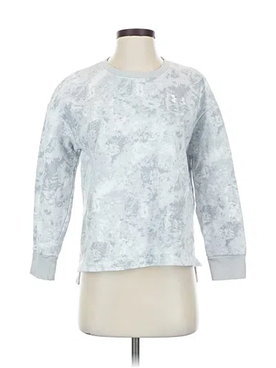 Pre-owned Under Armour Sweatshirt In Silver