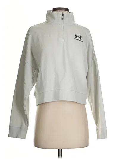 Pre-owned Under Armour Sweatshirt In Silver