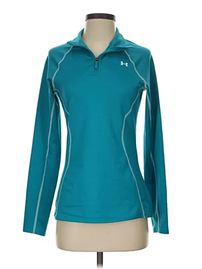 Pre-owned Under Armour Sweatshirt In Teal