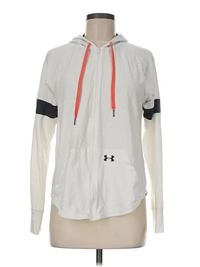 Pre-owned Under Armour Sweatshirt In White