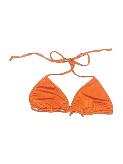 Pre-owned Under Armour Swimsuit Top Orange Swimwear
