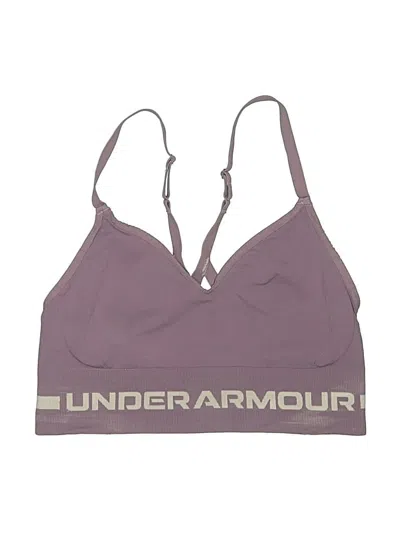 Pre-owned Under Armour Swimsuit Top Purple Swimwear