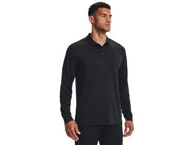 Under Armour Tac Performance Polo Long Sleeve 2.0 In Black