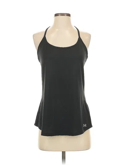 Pre-owned Under Armour Tank Top Black Halter Neckline Tops
