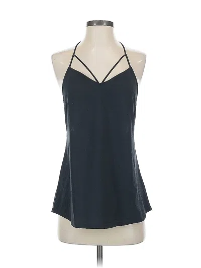 Pre-owned Under Armour Tank Top Black Halter Neckline Tops