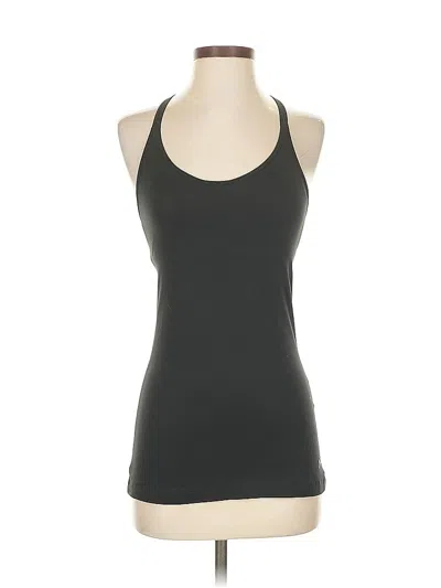 Pre-owned Under Armour Tank Top Black Halter Neckline Tops