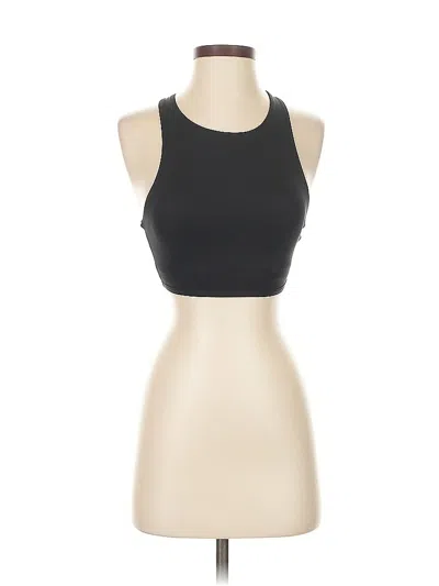 Pre-owned Under Armour Tank Top Black Halter Neckline Tops