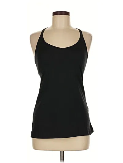 Pre-owned Under Armour Tank Top Black Halter Neckline Tops