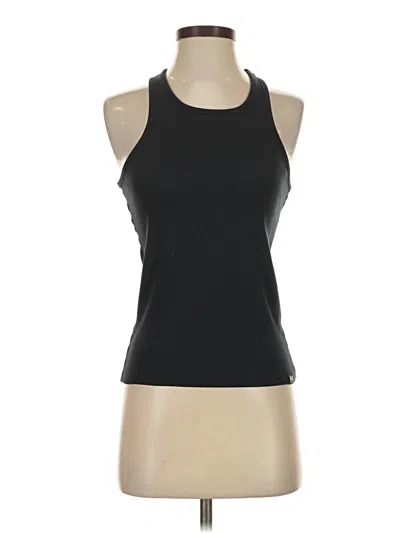 Pre-owned Under Armour Tank Top Black Halter Neckline Tops