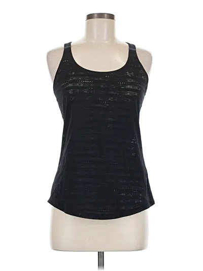 Pre-owned Under Armour Tank Top Black Halter Neckline Tops