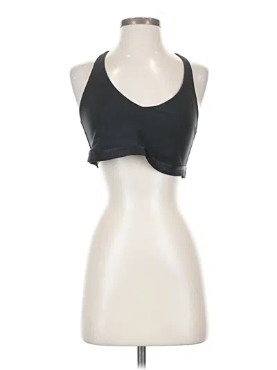 Pre-owned Under Armour Tank Top Black Halter Neckline Tops