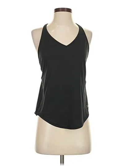 Pre-owned Under Armour Tank Top Black Halter Neckline Tops