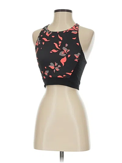 Pre-owned Under Armour Tank Top Black Halter Neckline Tops