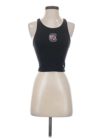 Pre-owned Under Armour Tank Top Black Halter Neckline Tops
