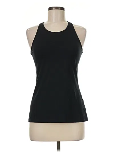 Pre-owned Under Armour Tank Top Black Halter Neckline Tops