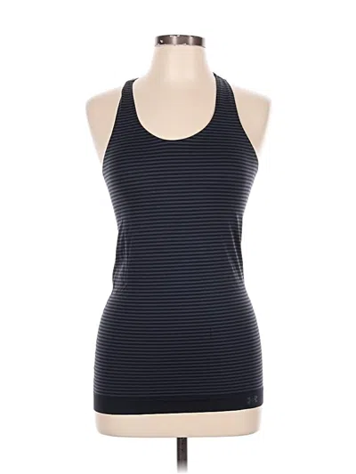 Pre-owned Under Armour Tank Top Black Halter Neckline Tops