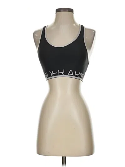 Pre-owned Under Armour Tank Top Black Halter Neckline Tops