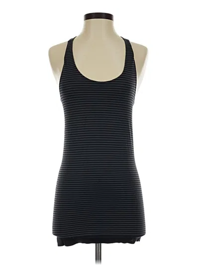 Pre-owned Under Armour Tank Top Black Halter Neckline Tops